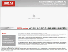 Tablet Screenshot of med-az.pl